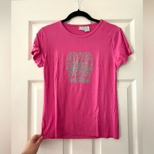 Y2K Armani Exchange Shimmer Graphic Tee